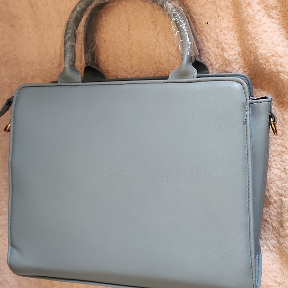 NEW Dusty Blue Hand/Shoulder Bag - Picture 9 of 10